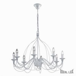 Lampadario sospensione Ideal Lux Corte SP8 BIANCO ANTICO 005898