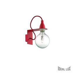 Lampada da parete Applique Ideal Lux Minimal AP1 ROSSO 045221