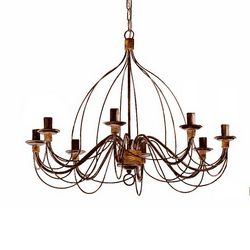 Lampadario sospensione Ideal Lux Corte SP8 RUGGINE 057194