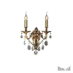 Lampada da parete Applique Ideal Lux Gioconda AP2 ORO 060491