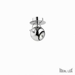 Lampada da parete Applique Ideal Lux Lunare AP1 CROMO 066790