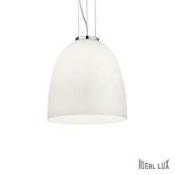 Lampadario sospensione Ideal Lux Eva SP1 SMALL BIANCO 077697