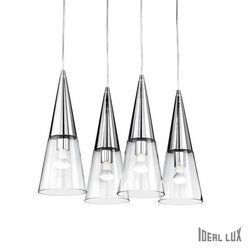 Lampadario sospensione Ideal Lux Cono SP4 CROMO 083490
