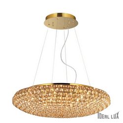 Lampadario sospensione Ideal Lux King SP12 ORO 088020