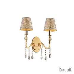 Lampada da parete Applique Ideal Lux Pantheon AP2 ORO 088143