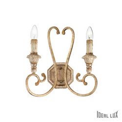 Lampada da parete Applique Ideal Lux Palio AP2 RUGGINE 093796