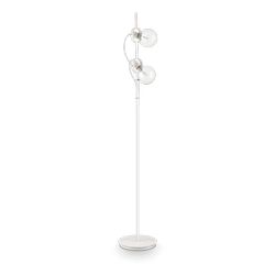 Lampada da terra Ideal Lux Radio Pt2 Bianco 119458