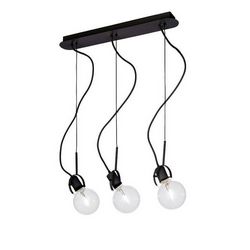 Lampadario sospensione Ideal Lux Radio SP3 NERO 119472