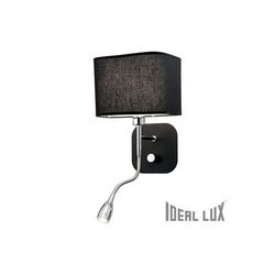 Lampada da parete Applique Ideal Lux Holiday AP2 NERO 124179