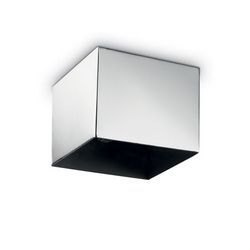 Rosone metallo 5 luci square cromo Ideal Lux 138077