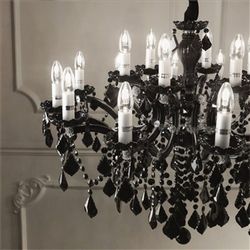Lampadario sospensione Ideal Lux Florian SP18 NERO 139388
