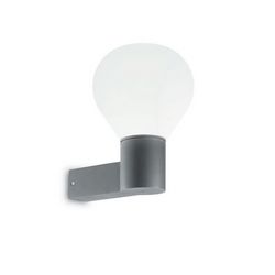Lampada da parete Applique Ideal Lux Clio AP1 GRIGIO 146638