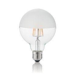 Confezione da 10 Lampadine Led Ideal Lux CLASSIC E27 8W GLOBO D95 SATINATA 3000K 157597