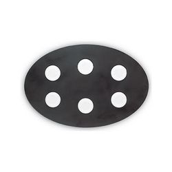 Plafoniera Ideal Lux Logos PL6 NERO 175805