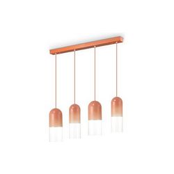 Lampadario sospensione Ideal Lux Mild SP4 SALMONE 177281