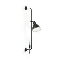 Lampada da parete Applique Ideal Lux Shower AP1 NERO 179643