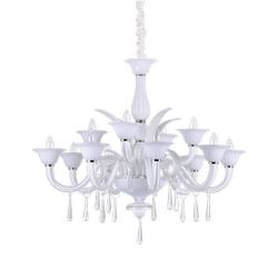 Lampadario sospensione Ideal Lux Renoir Sp12 Bianco 197791