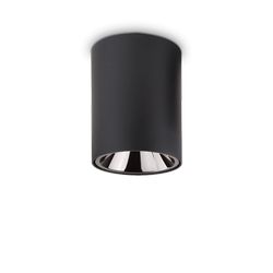 Nitro 15w Round Nero Ideal Lux 205984