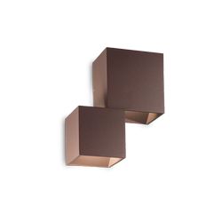 Lampada da parete Applique Ideal Lux Rubik Ap2 Coffee 213255