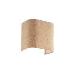 Lampada da parete Applique Ideal Lux Gea Paralume Ap2 Canvas 239606