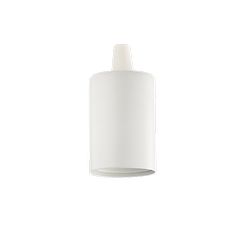 Lampada Ideal Lux Portalampada E27 Liscio Bianco 242569