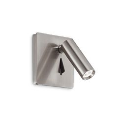 Lampada da parete Applique Ideal Lux Lite Ap Nickel 250137