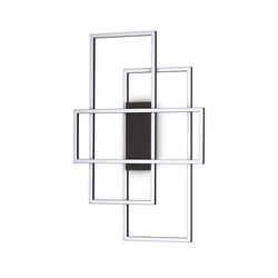 Plafoniera Ideal Lux Frame Pl Rettangolo Nero 270661