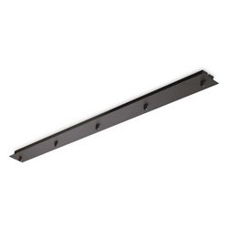 Rosone Lineare 5 Luci Nero Ideal Lux 285702