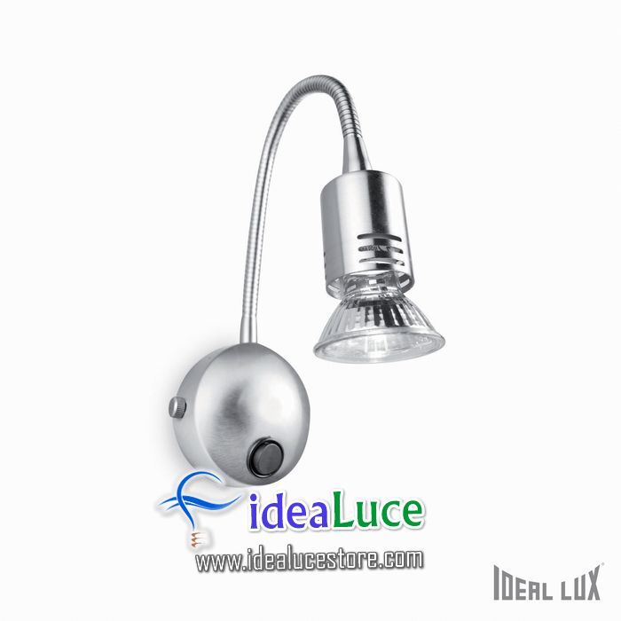 Lampada da parete Applique Ideal Lux Flex AP1 CROMO 000305