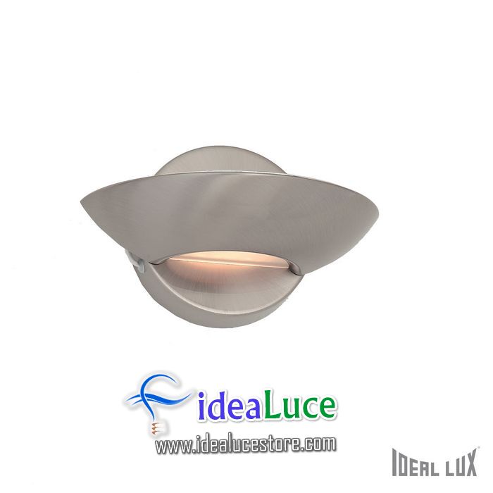 Lampada da parete Applique Ideal Lux Lumina AP1 NICKEL 002491