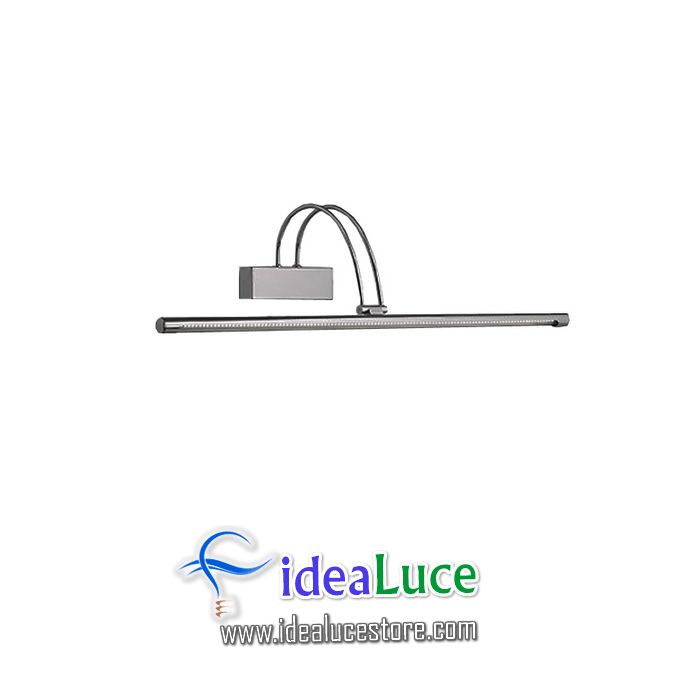 Lampada da parete Applique Ideal Lux Bow AP114 NICKEL 007069