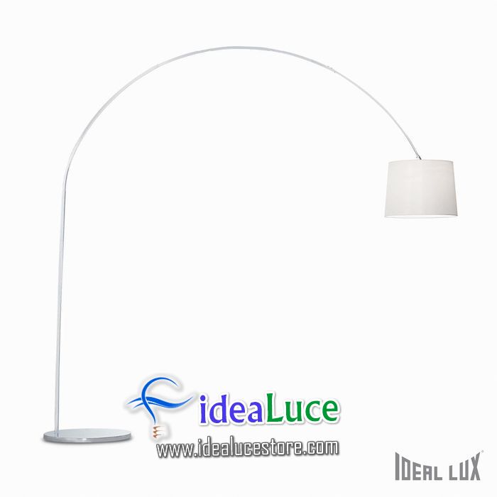 Lampada da terra Ideal Lux Dorsale PT1 BIANCO 012605