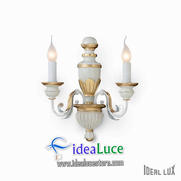Lampada da parete Applique Ideal Lux Firenze AP2 012902