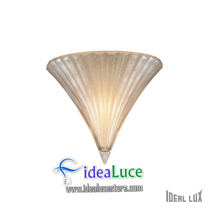 Lampada da parete Applique Ideal Lux Santa AP1 SMALL ORO 013046