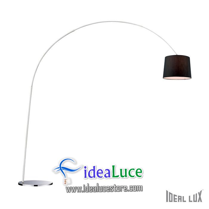 Lampada da terra Ideal Lux Dorsale PT1 NERO 014371