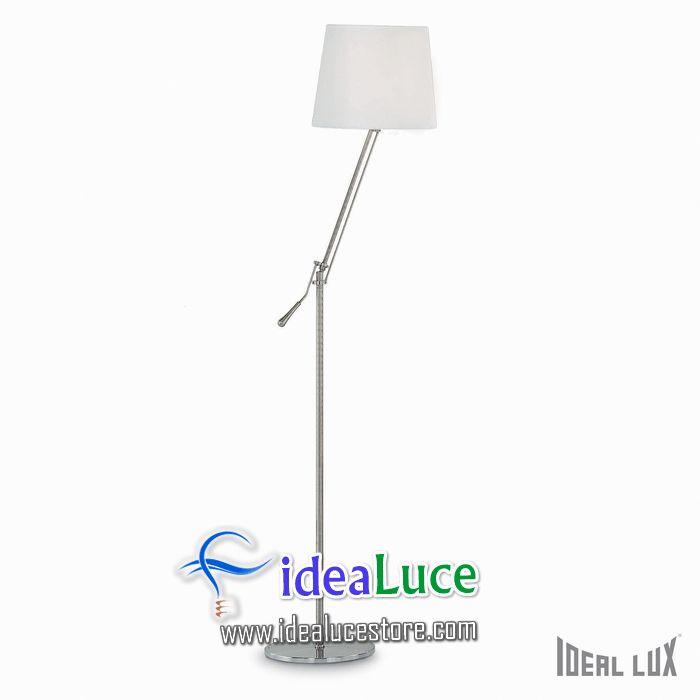 Lampada da terra Ideal Lux Regol PT1 BIANCO 014609