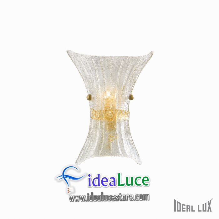 Lampada da parete Applique Ideal Lux Fiocco AP1 SMALL 014623