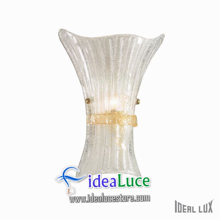 Lampada da parete Applique Ideal Lux Fiocco AP1 BIG 014630