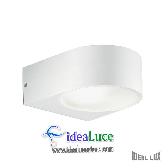Lampada da esterno Applique Ideal Lux Iko AP1 BIANCO 018522