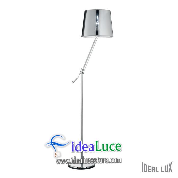 Lampada da terra Ideal Lux Regol PT1 CROMO 019796