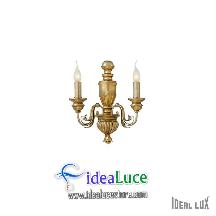 Lampada da parete Applique Ideal Lux Dora AP2 020846
