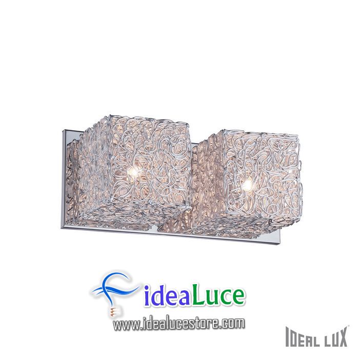 Lampada da parete Applique Ideal Lux Quadro AP2 031675
