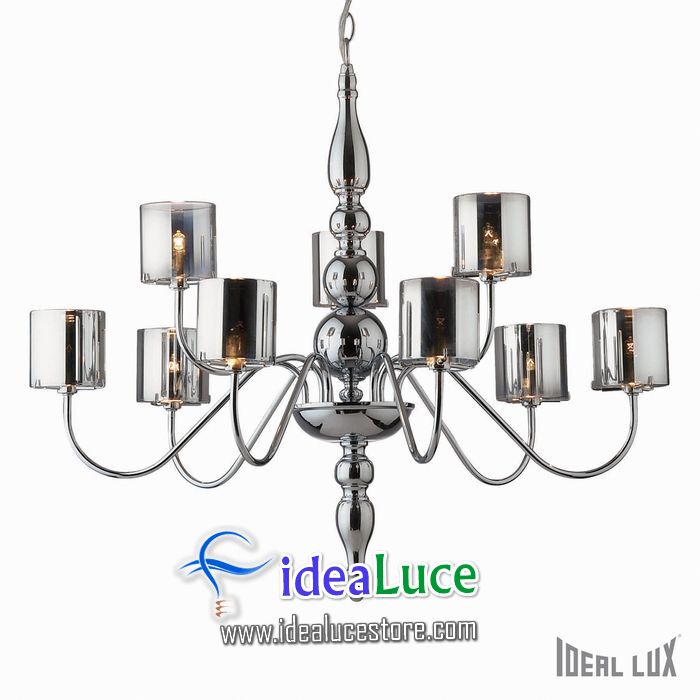 lampadario sospensione ideal lux duca sp9 031712