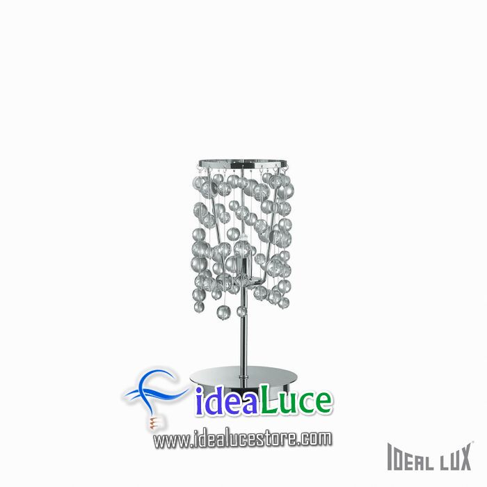 Lampada da tavolo Ideal Lux Neve TL1 CROMO 033945