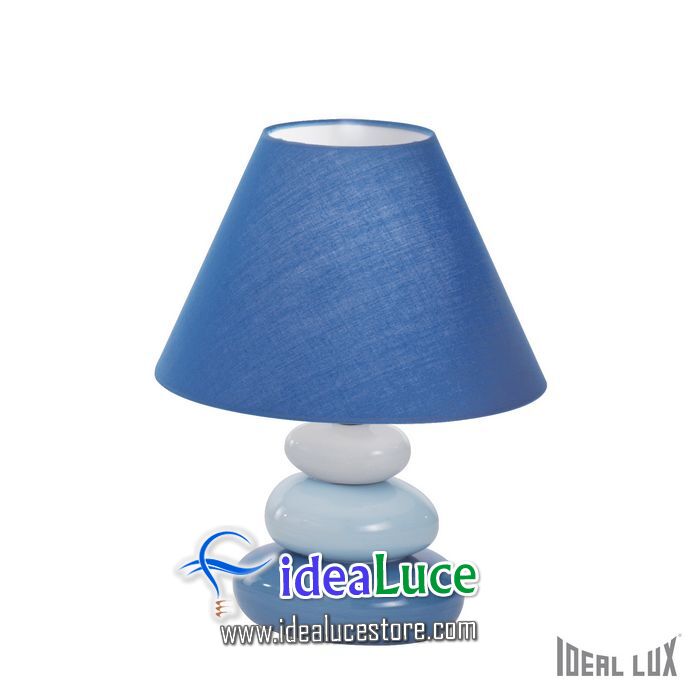 Lampada da tavolo Ideal Lux K2 TL1 BLU 035031