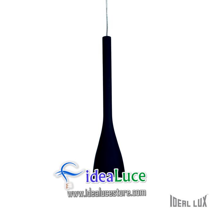 Lampadario sospensione Ideal Lux Flut SP1 SMALL NERO 035710