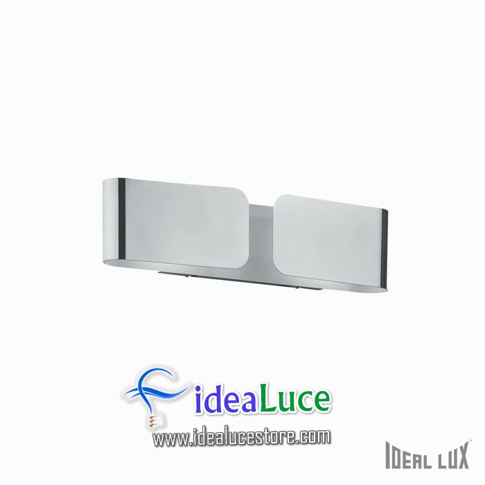 Lampada da parete Applique Ideal Lux Clip AP2 MINI CROMO 049229