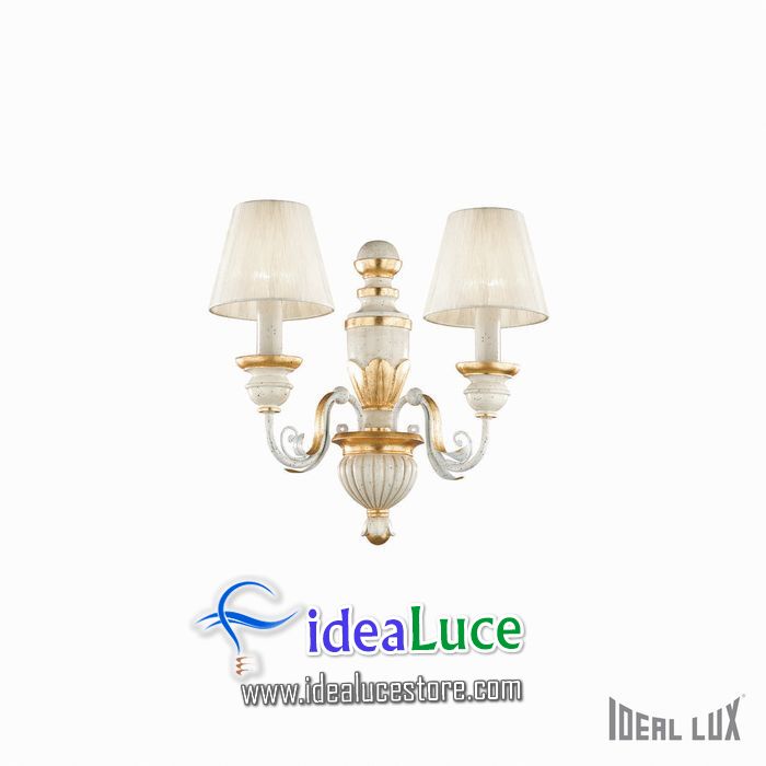 Lampada da parete Applique Ideal Lux Flora AP2 052700