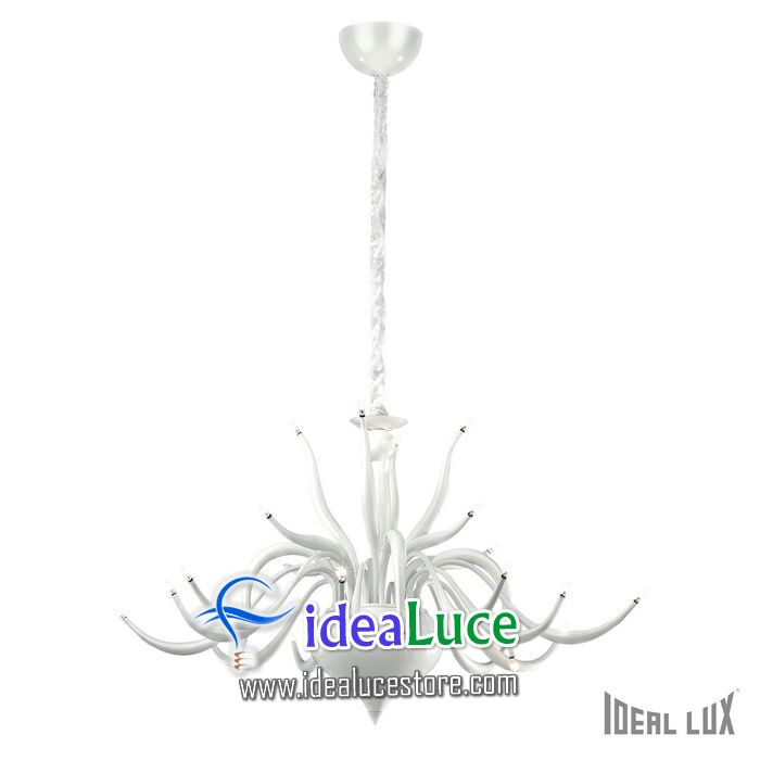Lampadario sospensione Ideal Lux Elysee SP24 BIANCO 055015