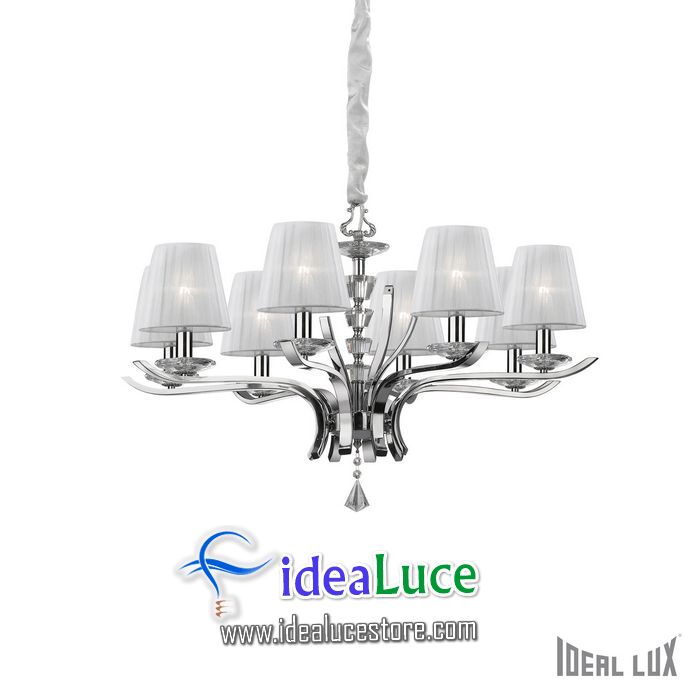 Lampadario sospensione Ideal Lux Pegaso SP8 059242